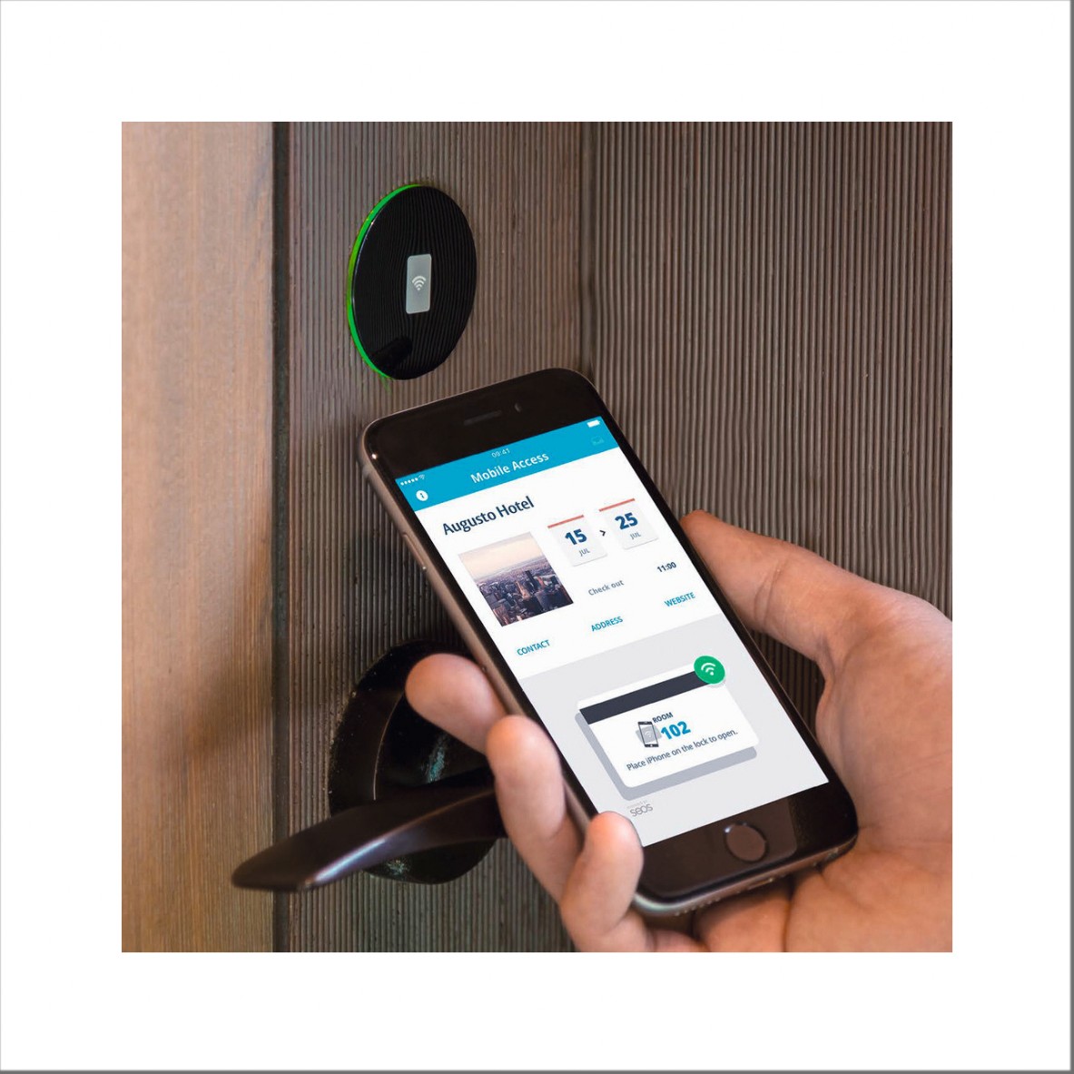 Mobile Acces in a Essence door lock